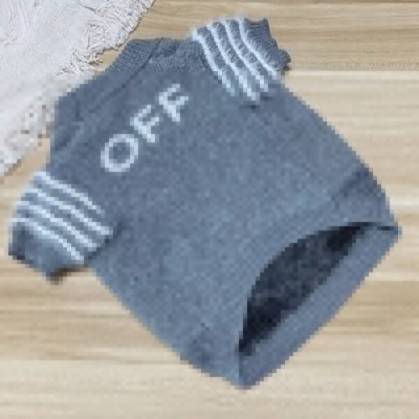 Off White Wool Sweater - Image 5