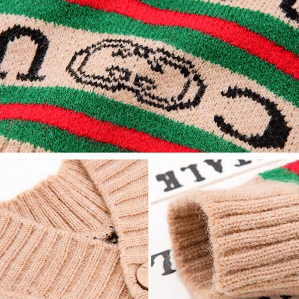 Gucci Stripe Cardigan - Image 5