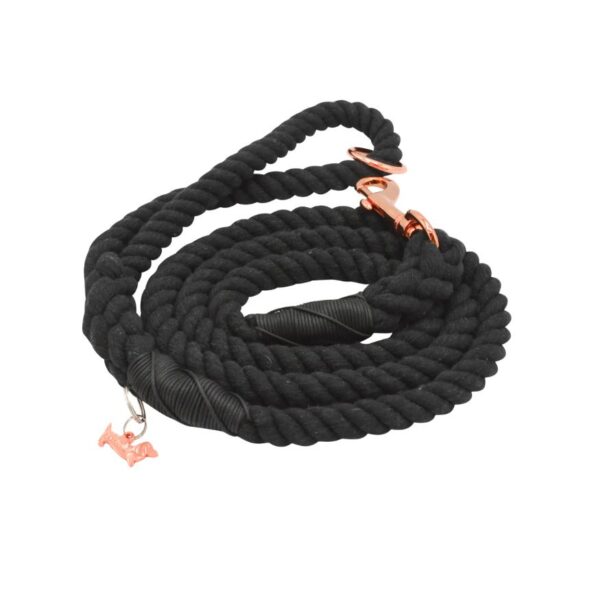 Dog Rope Leash - Noir - Image 4