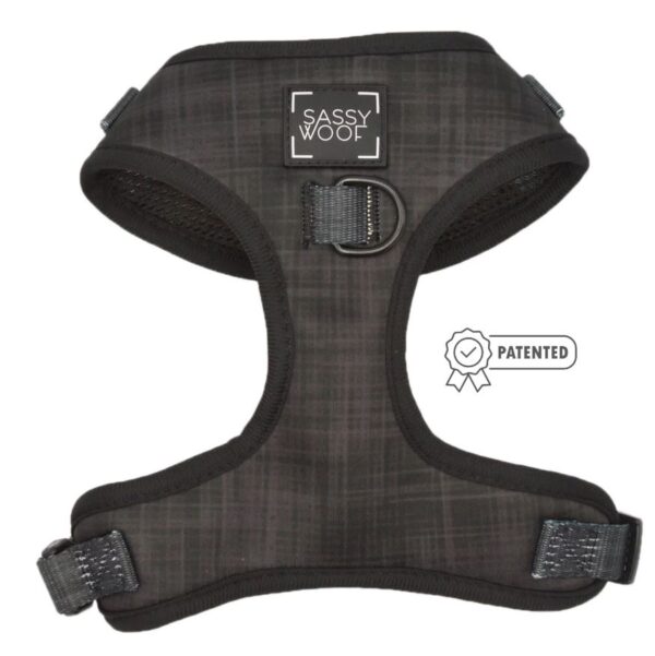 'Baby got Black' Adjustable Dog Harness