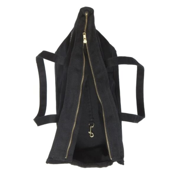 Canvas Pet Tote Black - Image 4