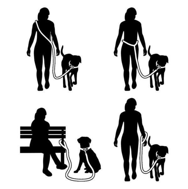 Hands-Free Dog Rope Leash - Clouds - Image 7