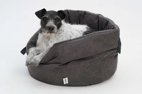 Dog basket shopper little basket mocca - Image 5