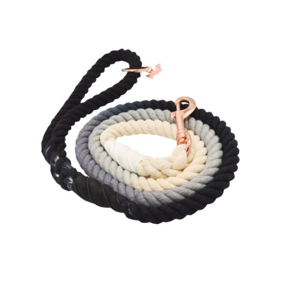 Dog Rope Leash - Ombre Black - Image 3