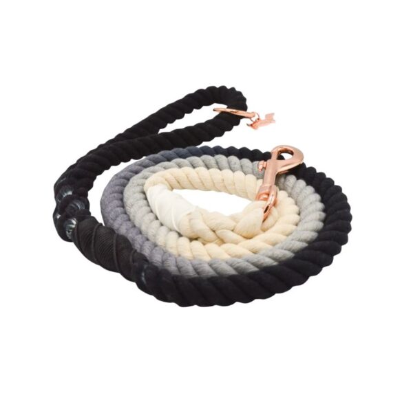 Dog Rope Leash - Ombre Black - Image 4