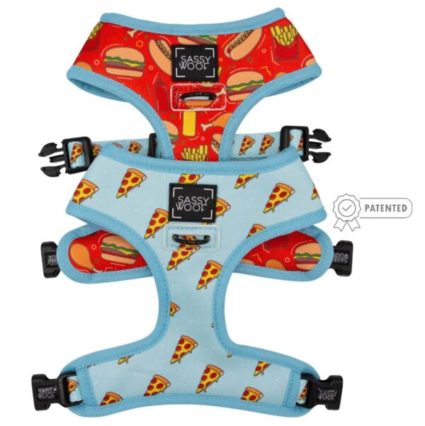 'One Hot Pupperoni' Reversible Dog Harness - Image 3