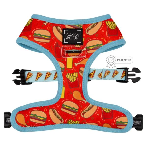 'One Hot Pupperoni' Reversible Dog Harness - Image 4