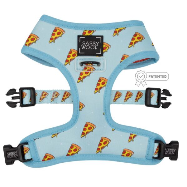 'One Hot Pupperoni' Reversible Dog Harness