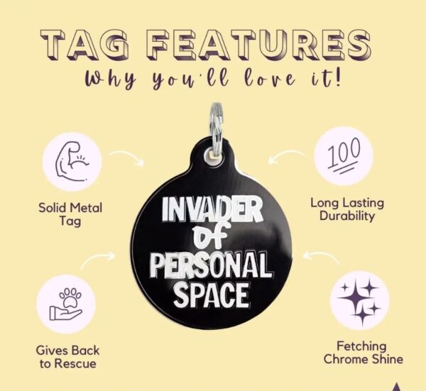 Invader Personal Space Charm - Image 3