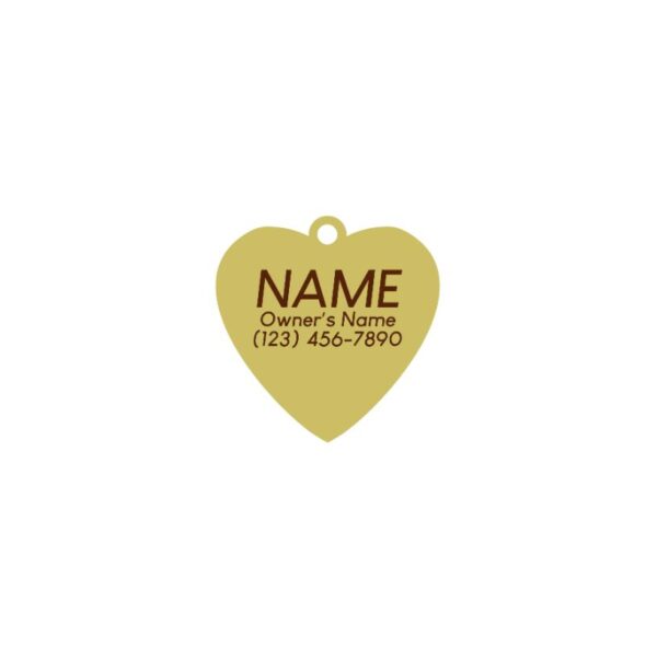 Smiling Heart Pet ID Tag - Image 4