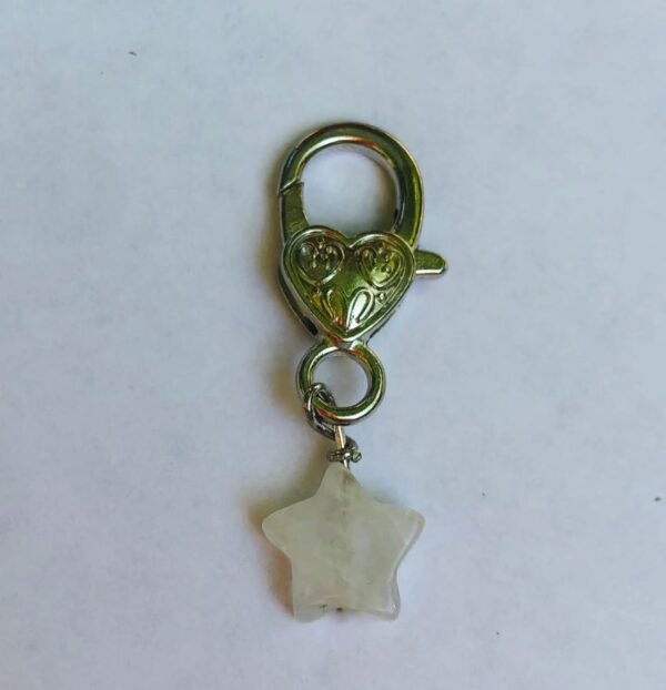 Clear Quartz Peace Pendant - Image 2