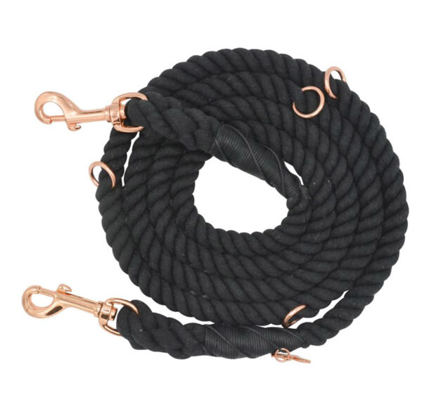 Hands-Free Dog Rope Leash - Noir