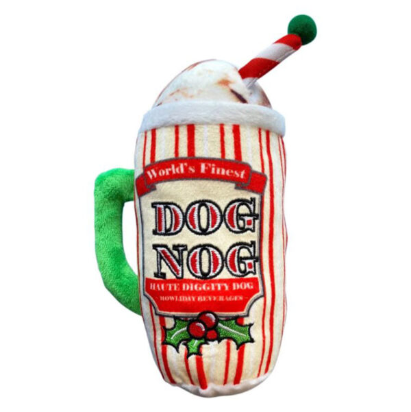 Holiday Dog Nog Christmas Dog Toys