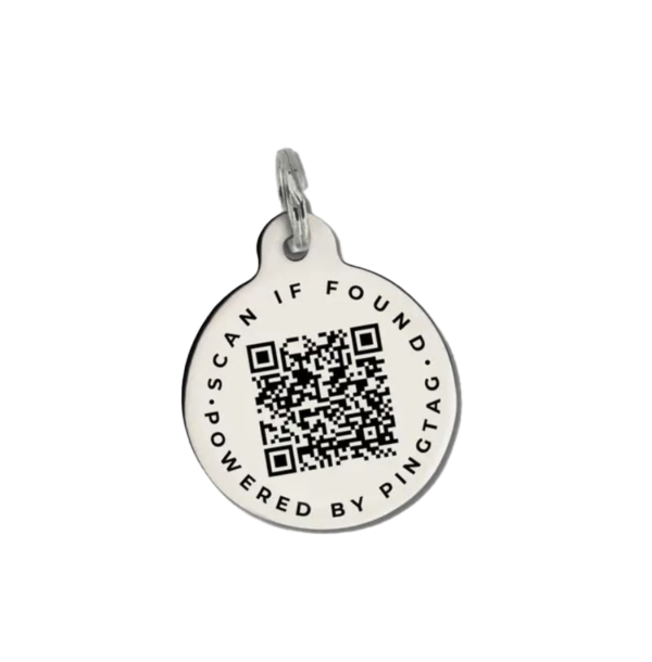 House Hippo - Black Enamel Dog Tag - Image 5
